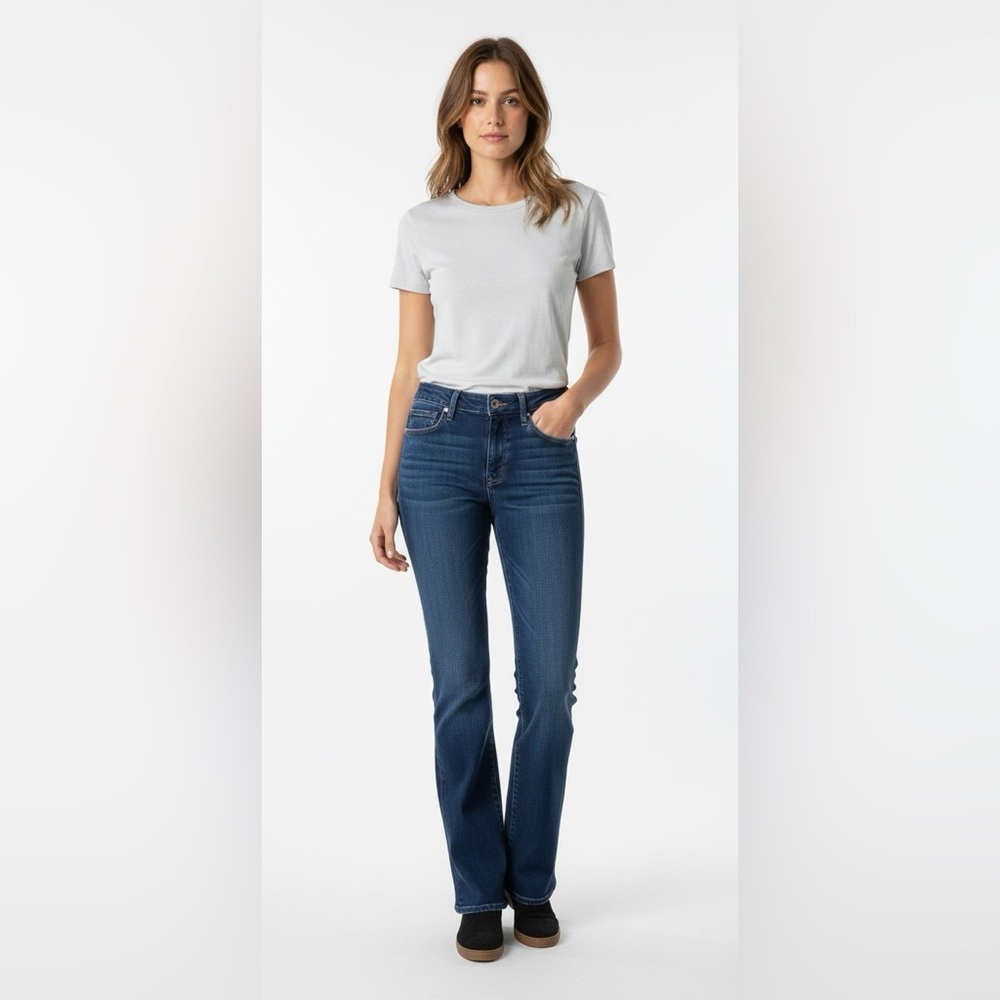 FRAME Denim Le High Flare (o Straight) Jeans - Talla 28 - Azul Oscuro